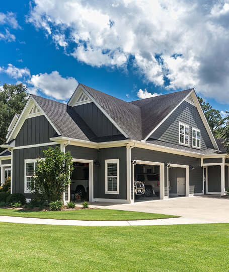 Craftsman home asphalt shingle roof