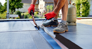 Flat, foam or single ply install